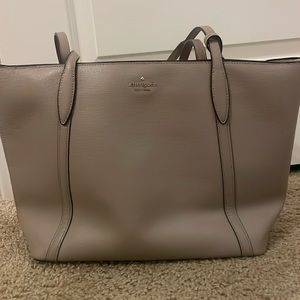 Beige Kate Spade Work Tote